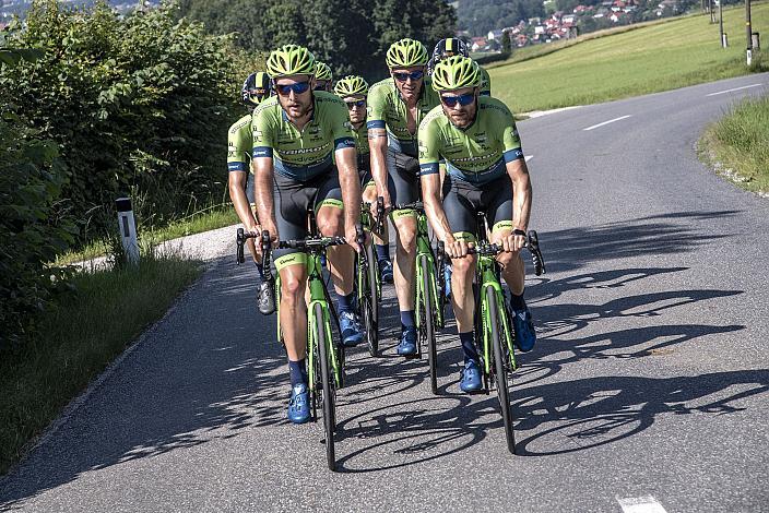 Christopher Hatz (GER, Hrinkow Advarics Cycleang Team), Andreas Hofer (AUT, Hrinkow Advarics Cycleang Team), Stefan Brandlmeier (GER, Hrinkow Advarics Cycleang Team),  Rennrad in Oberösterreich, Team Hrinkow Advarics Cycleang,  Hrinkow Rennrad