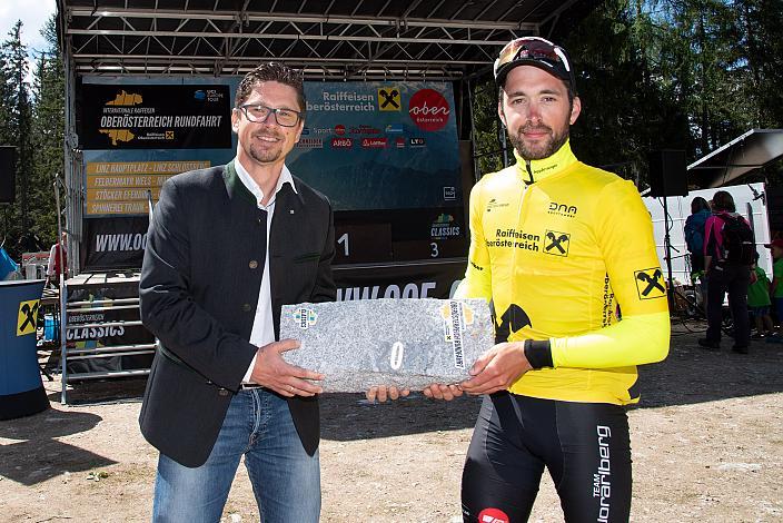 Etappen und Gesamtsieger, Alexis Guerin (FRA, Team Vorarlberg) 3. Etappe Traun - Hinterstoder, Int. Raiffeisen Oberösterreich Rundfahrt UCI Kat. 2.2