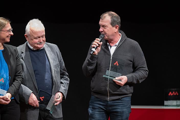 Helga Mitmasser (Tour - Direktorin), Karl Glas, Walter Ameshofer (LRV OÖ Vize Präsident), Cycling Austria, 2023 Cup Ehrungen, Radsport