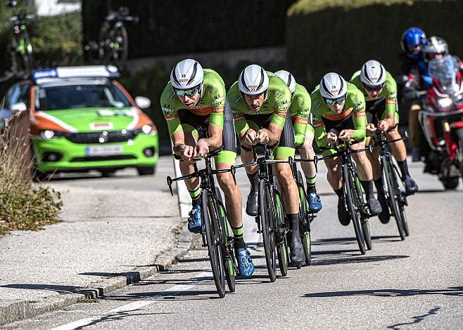 2. Platz Team Hrinkow Advarics Cycleang , Team Vorarlberg Santic Sieger am Attersee, 3. Platz Team Maloja Pushbikers Radsport, Radbundesliga