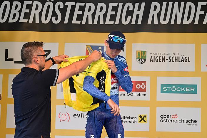 Etappensieger Aaron Dockx (BEL, Alpecin-Deceuninck Development Team) Wels - Aigen - Schlägl, 14. Int. Raiffeisen OÖ-Radrundfahrt UCI Kat. 2.2