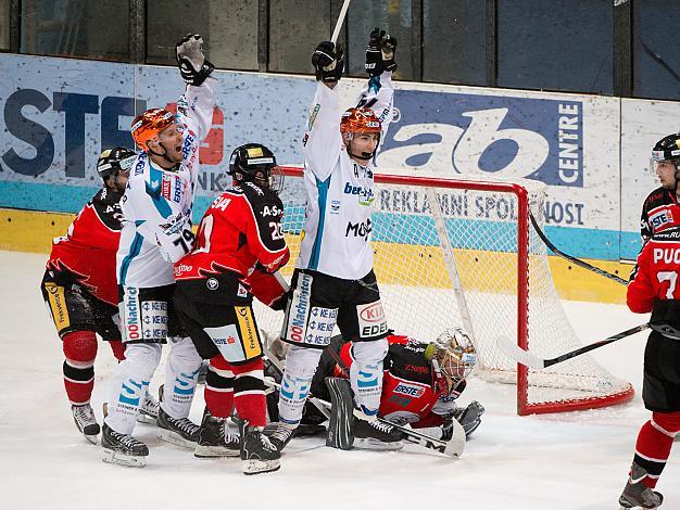 Daniel Oberkofler, Linz jubelt, HC Orli Znojmo vs. EHC Liwest Black Wings Linz 5. Viertelfinale, Play-Off