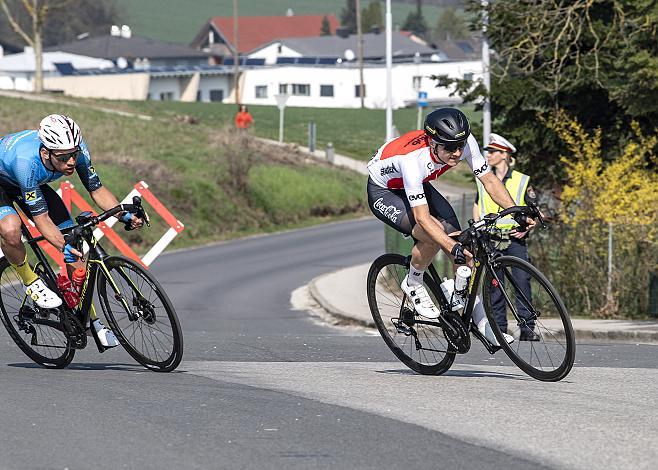 Die Ausreisser des Tages Jonas Sonnleitner (GER, Veloclub Ratisbona),  Matthias Krizek (AUT, Team Felbermayr Simplon Wels),   59. Rad SaisonerÃ¶ffnungsrennen Leonding, Rad Bundesliga 2019