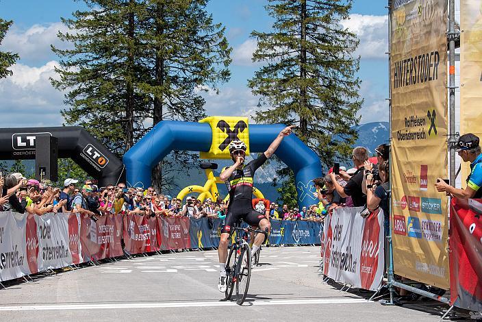 Etappen und Gesamtsieger, Alexis Guerin (FRA, Team Vorarlberg) 3. Etappe Traun - Hinterstoder, Int. Raiffeisen Oberösterreich Rundfahrt UCI Kat. 2.2