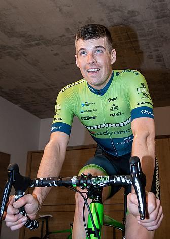 Johannes Hirschbichler (AUT, Hrinkow Advarics Cycleang Team) trainiert auf dem Saris Smarttrainer, Herren Elite, UCI Continental, Raiffeisen Hrinkow Bike Akademie