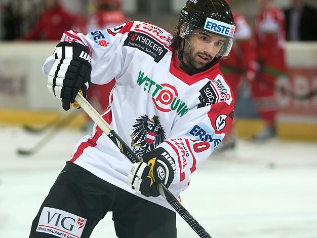 Dominique Heinrich, AUT, Oesterreich vs Weissrussland, IIHF Euro Hockey Challenge