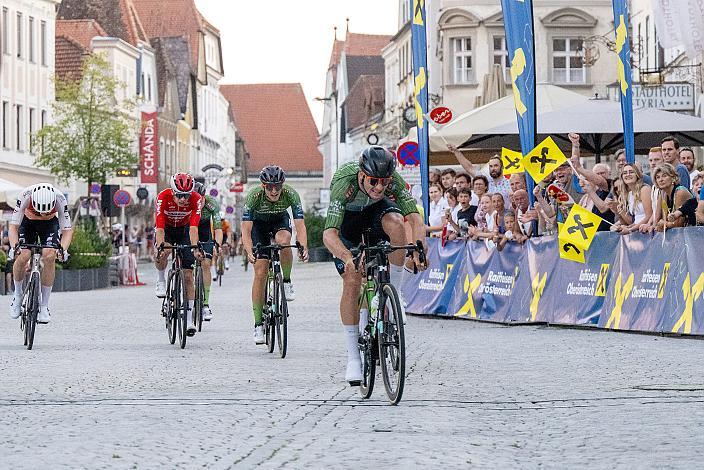 Loic Bettendorff (LUX, Hrinkow Advarics) gewinnt in Steyr, 27. Int. ASVÖ - HRINKOW City Kriterium Steyr, Herren Elite, ÖRV, Radsport, Mountainbike, ELITE Rennrad