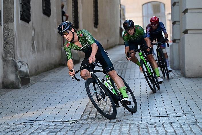 Adrian Stieger (AUT, Hrinkow Advarics), Raphael Hammerschmid (AUT, Hrinkow Advarics) 25. Int. ASVÖ - HRINKOW City Kriterium Steyr, MTB-Nachwuchs vom Laufrad bis U17, ÖRV, Radsport, Mountainbike, ELITE Rennrad