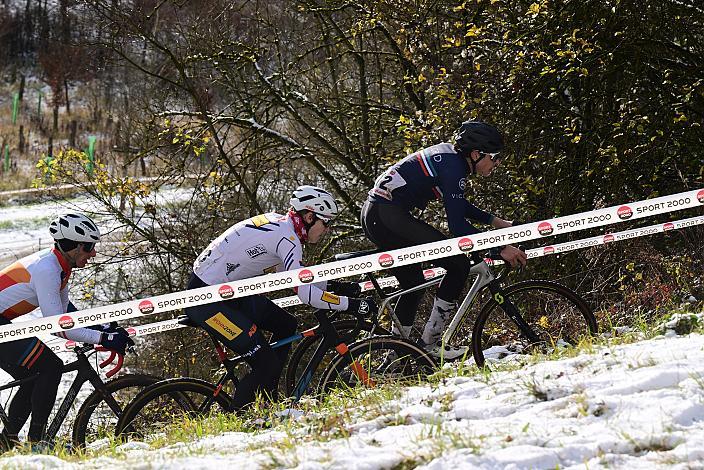 Sieger Junioren Valentin Hofer (AUT, Sportunion Maria Schmolln) Radquerfeldein GP um das Sportzentrum Gunskirchen, Rad Cyclo Cross,