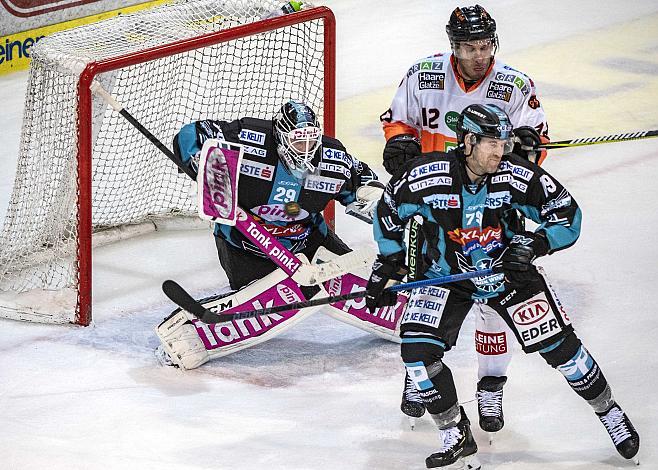 Tormann Michael Ouzas (EHC Liwest Black Wings Linz) EHC Liwest Black Wings Linz - Graz 99ers, Play Offs, Viertelfinale