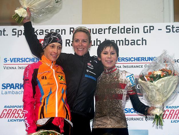 Damen Siegerin KUPFERNAGEL Hanka, GER, Team Russvelo, 2: SCHRATTENECKER Silke, AUT, ARBOE Loeffler Ladies Team, 3.  HEIGL Nadja, Sportunion MTB Team