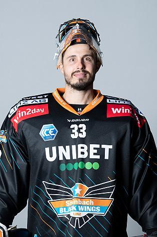 Tormann Thomas Höneckl (Steinbach Black Wings Linz) Steinbach Black Wings Linz,  WIn2day ICE Hockey League