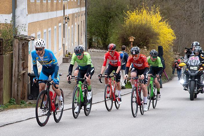 Riccardo Zoidl (AUT, Team Felbermayr Simplon Wels), Riccardo Verza (ITA, Hrinkow Advarics), Martin Messner (AUT, WSA KTM Graz pb Leomo), Sebastian Putz (AUT, Tirol KTM Cycling Team), Jaka Primozic (SLO, Hrinkow Advarics)  Herren Elite, U23, Radliga, 62. Radsaison-Eröffnungsrennen Leonding, Oberösterreich