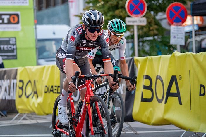 Felix Engelhardt (GER, Tirol KTM Cycling Team), Felix Grossschartner (AUT, Bora - Hansgrohe) Innenstadtkriterium Wels, Radsport, Kriterium