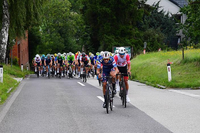 Im Trikot des Besten Erstjährigen Juniors Elias Wändel (SWE, Svealand Cycling Team), 50. OÖ Junioren Rundfahrt, 3. Etappe Bad Wimsbach - Strass im Attergau
