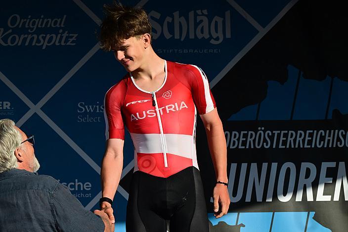 Niklas Wiesmayr (AUT, Österreich), 2. Etappe,  51. Int. Oberösterreich Junioren Rundfahrt, Eberstalzell - Eberstalzell
