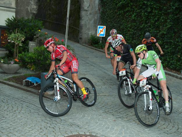 Die Spitzengruppe beim Eliterennen, Wolfgang Krenn, Robert Kircher und Dominik Hrinkow