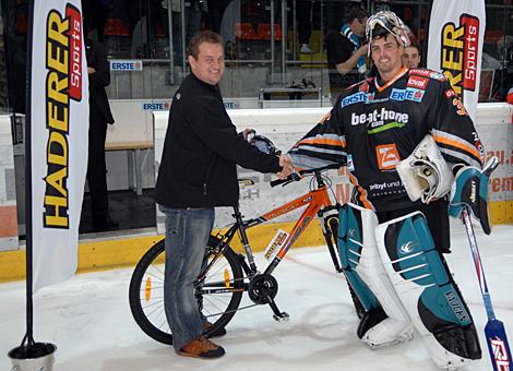 Alex Westlund, Liwest Black Wings Linz Spieler des Abends.