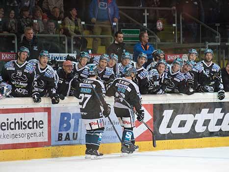 Linz feiert, EHC Liwest Black Wings Linz vs Moser Medical Graz 99ers