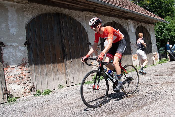 Im Trikot des Aktivsten Österreichers David Paumann (AUT, Team Österreich) 46. Int. Keine Sorgen,  Junioren Rundfahrt UCI Kat. MJ 2.1, 3. Etappe Bad Wimsbach/Neydharting - Strass im Attergau