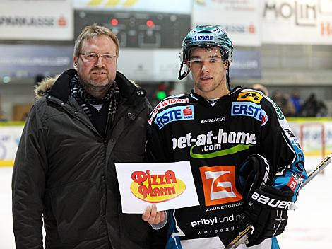 Spieler des Abends, Patrick Spannring, Linz, EHC Liwest Black Wings Linz vs. EC Red Bull Salzburg, Platzierungsrunde