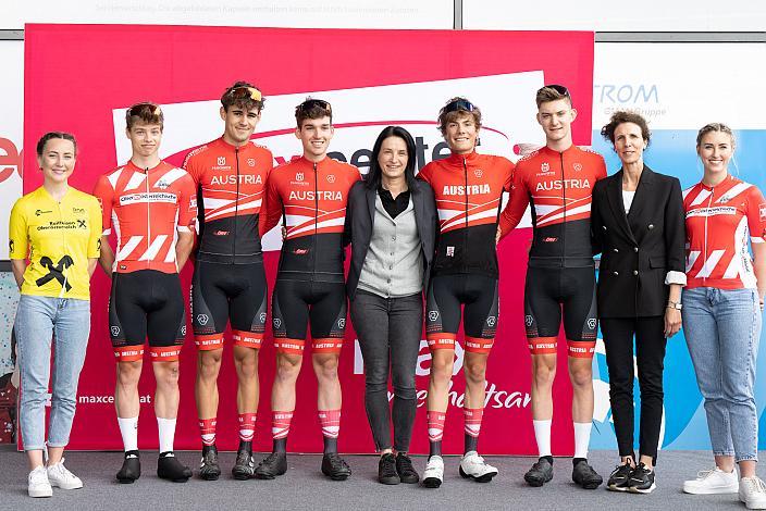 Das Team Österreich Wels Max.Center - Amag Ranshofen,  Int. Raiffeisen Oberösterreich Rundfahrt UCI Kat. 2.2