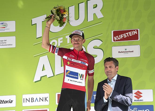 Matthias Krizek (AUT, Team Felbermayr Simplon Wels) im Sprinttrikot der Tour of the Alps