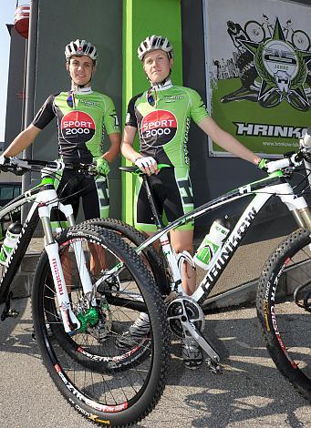 Patrick Konrad und Dominik Hrinkow mit dem Hrinkow Carbon Virgin 29er Mountainbike