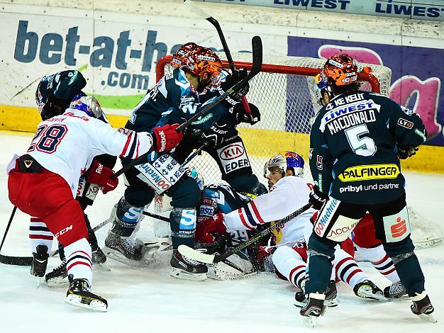 Defensive Linzer, EHC Liwest Black Wings Linz vs EC Red Bull Salzburg, Halbfinale, Semifinale, Play-Offs 