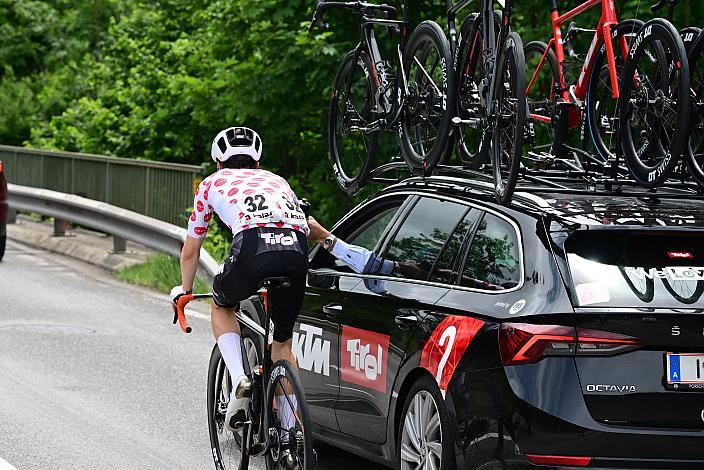 Im Bergtrikot Trym Brennsaeter (NOR, Tirol KTM Cycling Team), St. Florian - Höss, Hinterstoder , 14. Int. Raiffeisen OÖ-Radrundfahrt UCI Kat. 2.2