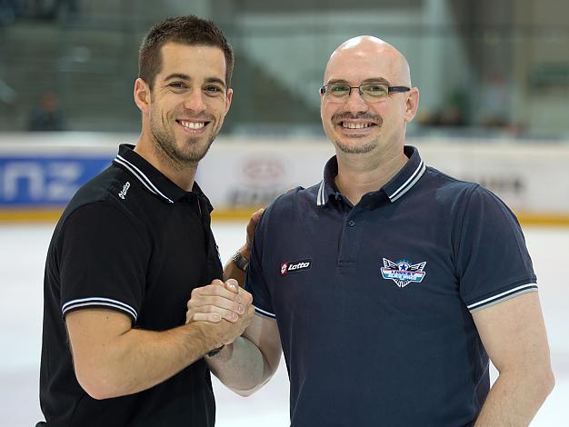 Das Masseur Team der Liwest Black Wings Linzc EHC Liwest Black Wings Linz vs SAPA Fehervar AV 19