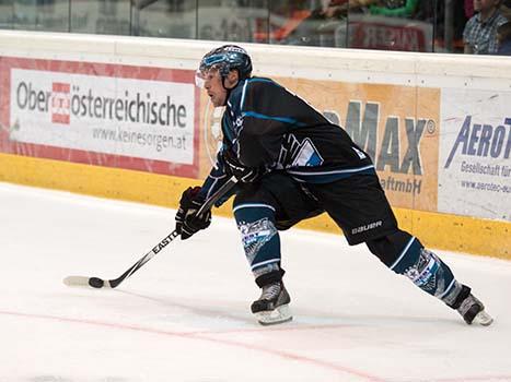 Chad Rau, Linz, EHC Liwest Black Wings Linz vs Straubing Tigers
