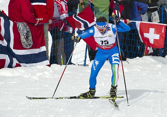 #75 Roland Clara, ITA; Nordische Ski WM 2013, Val di Fiemme, Tesero, 15km Herren