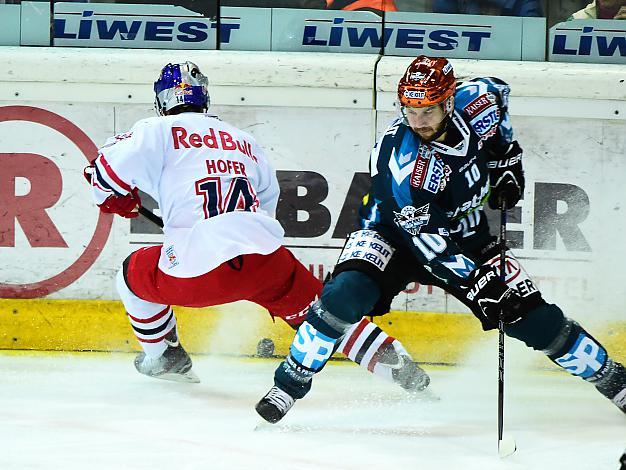 Marc-Andre Dorion, Linz und Fabio Hofer, Salzburg, EHC Liwest Black Wings Linz vs EC Red Bull Salzburg, Halbfinale, Semifinale, Play-Offs 