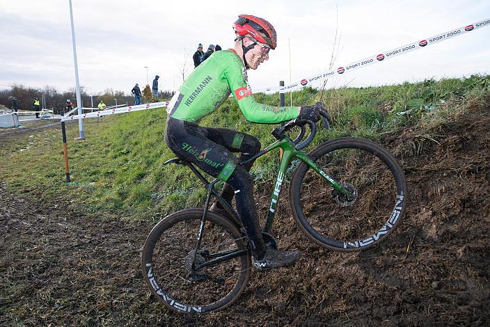 Sieger Fabian Eder (GER, Heizomat Radteam) Radquerfeldein GP um das Sportzentrum Gunskirchen, Rad Cyclo Cross,