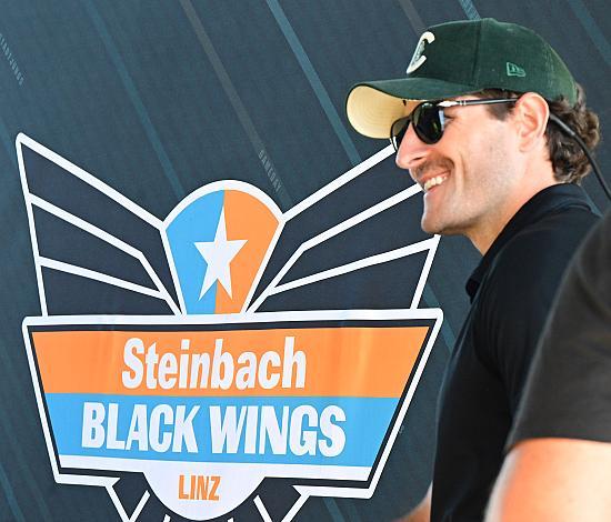 Brady Shaw (Steinbach Black Wings Linz) Die Steinbach Black Wings Linz,  TeamPräsentation,  Steinbach Black Wings Linz