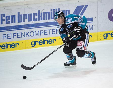 Jason Ulmer (EHC Liwest Black Wings Linz), EHC Liwest Black Wings Linz vs HCB Suedtirol