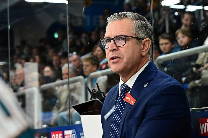 Assistent Coach Mark Szücs (Steinbach Black Wings Linz) 4. Runde ICE, Steinbach Black Wings Linz vs Pioneers Vorarlberg, Linz AG Eisarena 