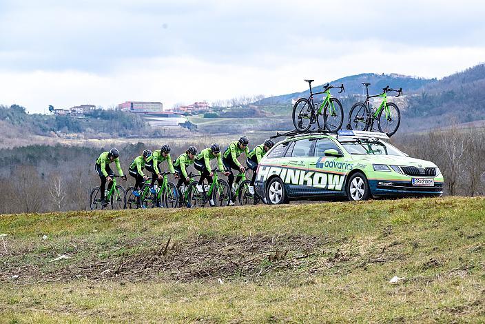 Marvin Hammerschmid (AUT), Raphael Hammerschmid (AUT), Jonas Rapp (GER), Johannes Rechenauer (GER), Riccardo Verza (ITA), Jaka Primozic (SLO), Michael Konczer (AUT), Stefan Kovar (AUT), Trainingscamp Porec, Kroatien, Team Hrinkow Advarics Cycleang, UCI Continental Team, 