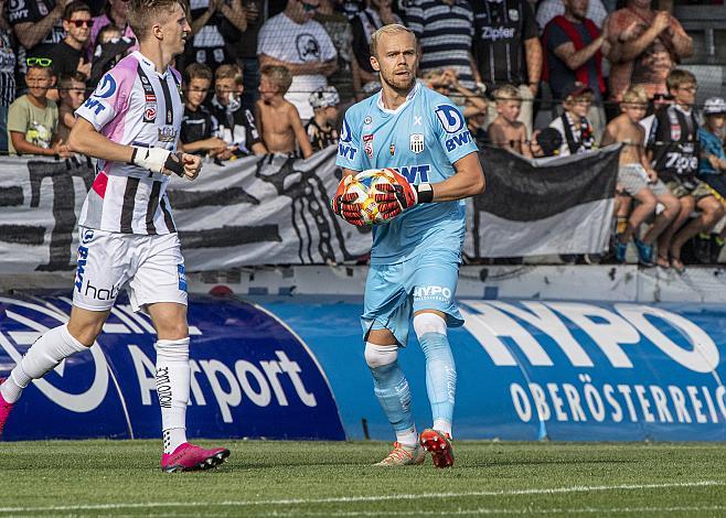 Tormann Alexander Schlager (LASK) Fussball LASK - RZ Pellets WAC
