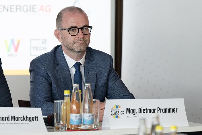 Stadtrat Linz Mag. Dietmar Prammer (Pressekonferenz Int. Raiffeisen Oberösterreich Rundfahrt (UCI Kat. 2.2), Olympiazentrum Linz  