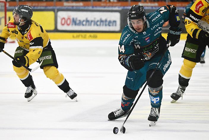 Henrik Neubauer (Steinbach Black Wings Linz) 9. Runde ICE, Steinbach Black Wings Linz vs HC Falkensteiner Pustertal, Linz AG Eisarena 