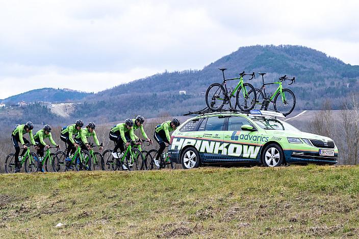 Marvin Hammerschmid (AUT), Raphael Hammerschmid (AUT), Jonas Rapp (GER), Johannes Rechenauer (GER), Riccardo Verza (ITA), Jaka Primozic (SLO), Michael Konczer (AUT), Stefan Kovar (AUT), Trainingscamp Porec, Kroatien, Team Hrinkow Advarics Cycleang, UCI Continental Team, 