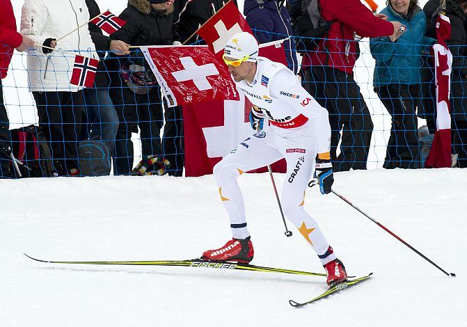 #77 Johan Olsson, SWE, Nordische Ski WM 2013, Val di Fiemme, Tesero, 15km Herren