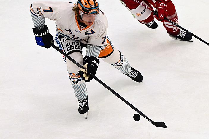 Brian Lebler (Steinbach Black Wings Linz) Testspiel, Steinbach Black Wings Linz vs ELV Landshut , Linz AG Eisarena 