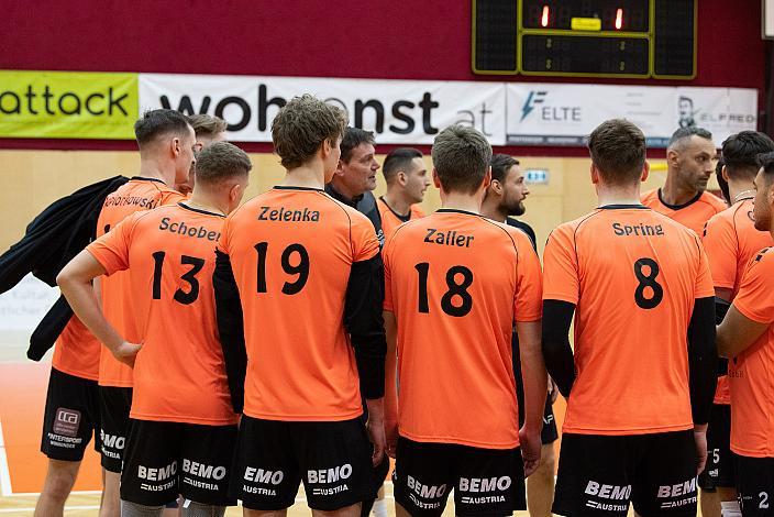 Das Team des VCA Amstetten Niederösterreich Volleyball CEV Challenge Cup VCA Amstetten NÖ vs Lausanne UC (Schweiz)