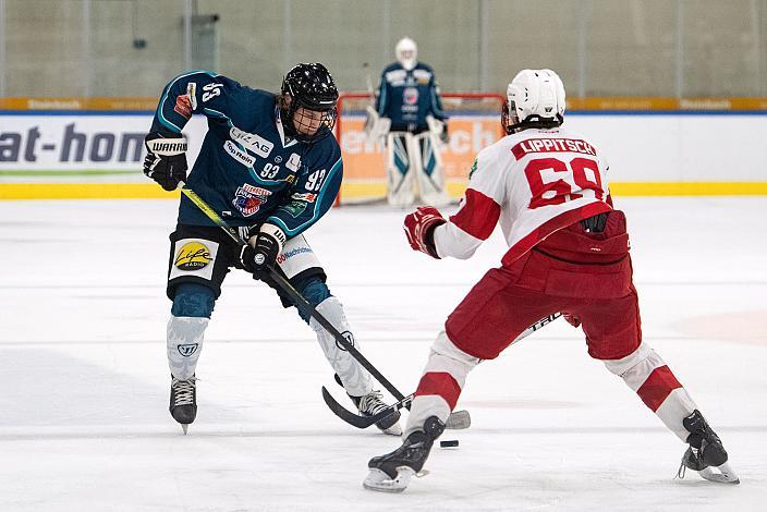 Paul Pirklbauer (Eishockey Akademie Oberösterreich) Eishockey Akademie Oberösterreich vs EC KAC, bet-at-home ICE Junior Hockey League