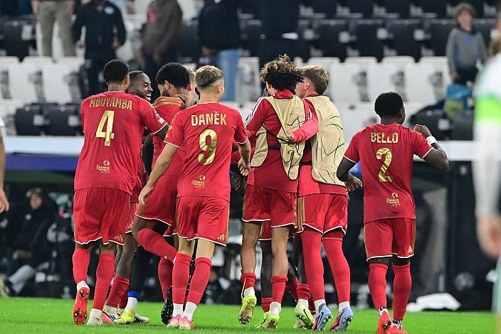 Der LASK feiert den Aufstieg in die Champions League Ligaphase, Champions League Qualifikation, 2026 - 2027