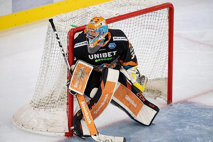 Tormann Thomas Höneckl (Steinbach Black Wings Linz) Steinbach Black Wings Linz vs Spusu Vienna Capitals, bet-at-home ICE Hockey League