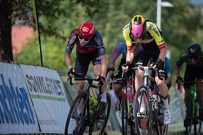Emanuel Zangerle (AUT, Team Felt - Felbermayr), Lukas Meiler (GER, Team Vorarlberg), Road Cycling League Ranshofen, OÖ